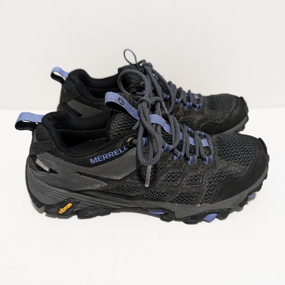 Merrell Moab FST 2 GTX Gore-Tex Black/Granite Hiking Shoes J77448 Women's US 7 - Picture 3 of 8